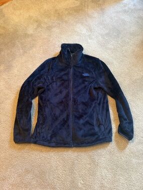 The North Face Women's Plush Full-Zip Jacket - Dark Blue